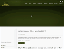 Tablet Screenshot of bosmontmasjid.co.za
